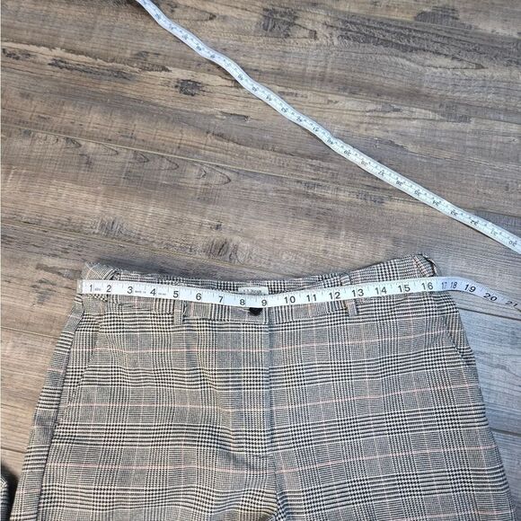 LL Bean Houndstooth Plaid Pants Trouser Pants Classic Fit Stretch Waist Size 12 - Picture 9 of 15